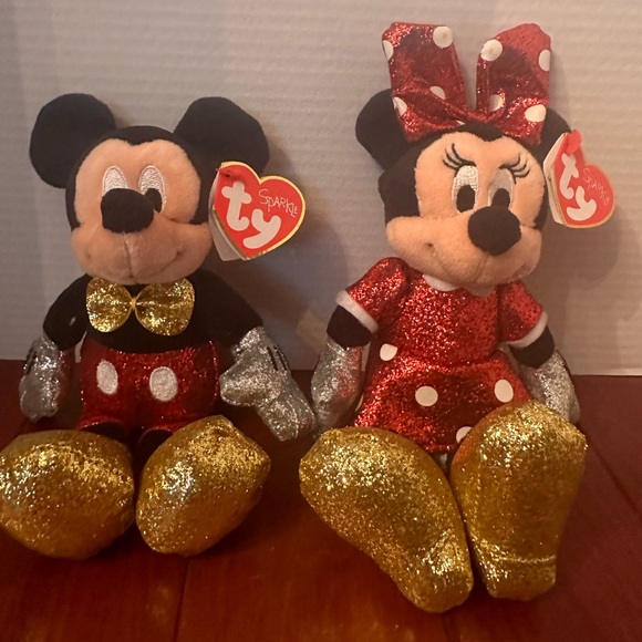 Ty Other - Ty Sparkle Mini Mickey & Minnie Set